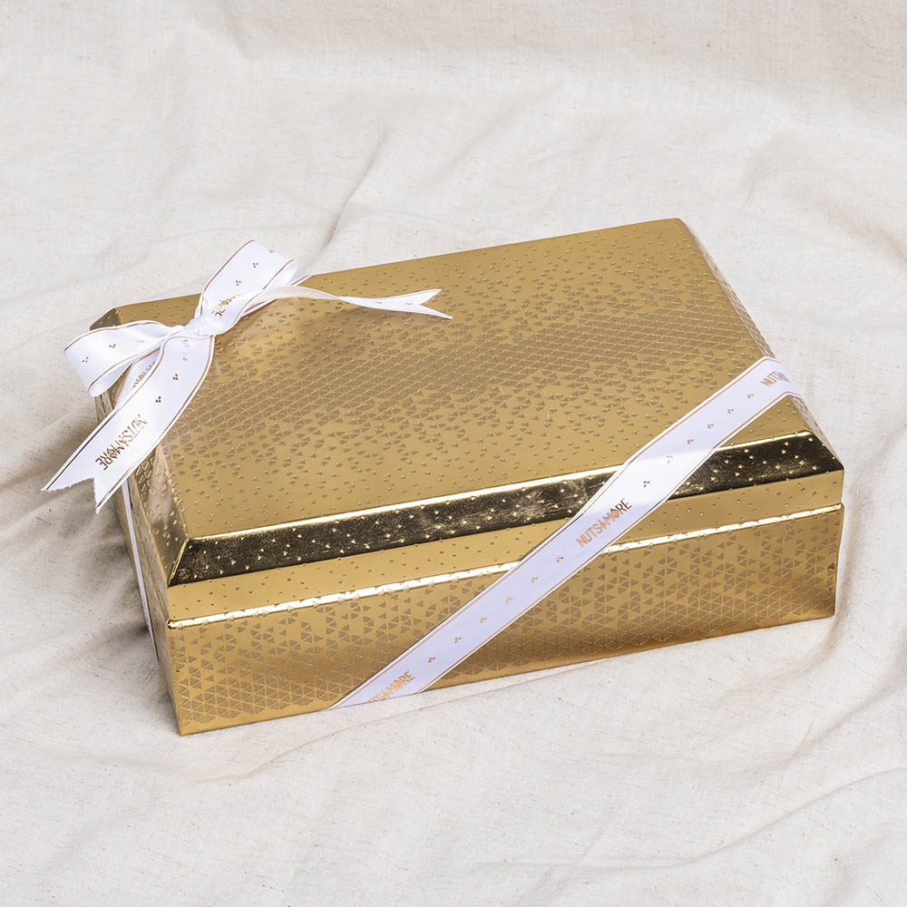 Mixed Sweets in Rectangle gold metal box