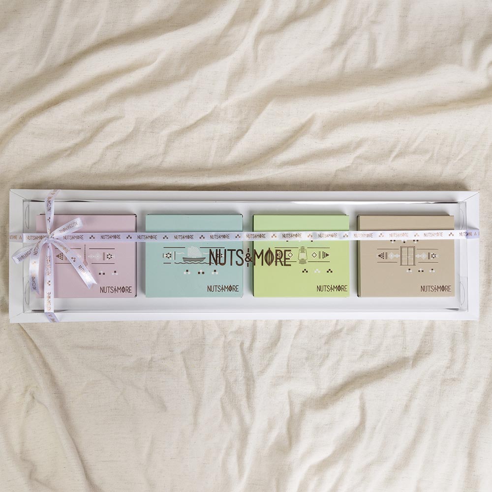 Tray with Four Boxes