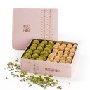 Pistachio Rahash And Semsemia Balls in Medium Metal Box