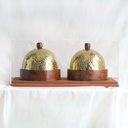 Elegant Pairing Wood & Gold