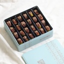 Pecan With Pistachio& chocolate in Medium Metal Box