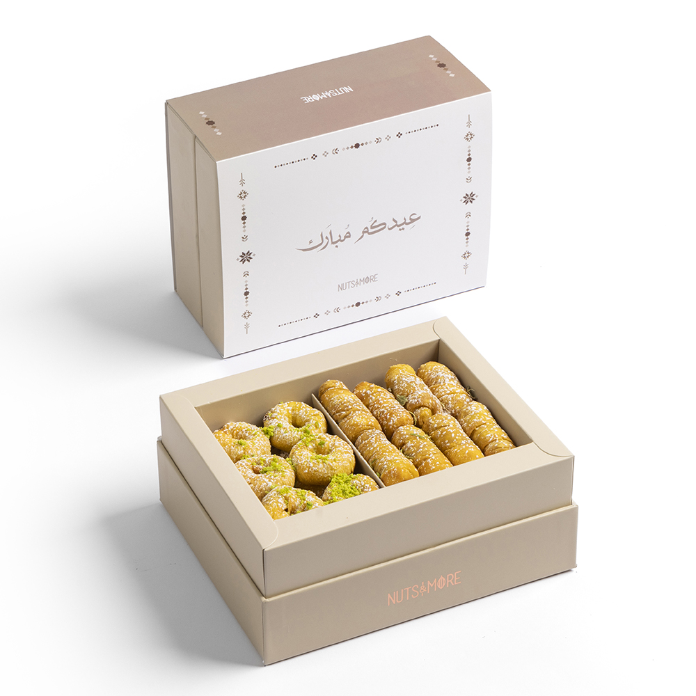 Eid Medium Box Mix Damlooj (2 Layers)