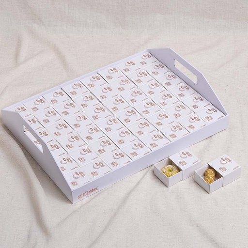 [1590] Ramadan Give Away White Tray for small size (1pc)