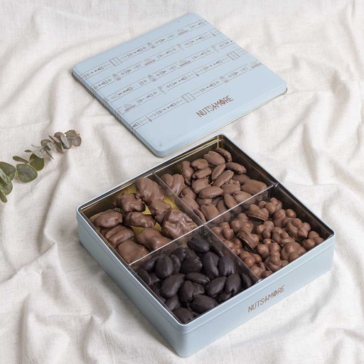 [1670] Mixed Chocolates in Large Metal Box