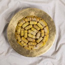 Damloj  Walnut  in gold Tray