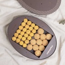 Royal Ghuraiba & ghuraiba with Pecan in Ramadan Large oval Box