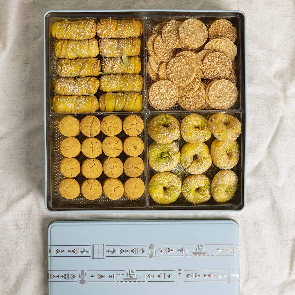 Mixed Sweets in Large Metal Box