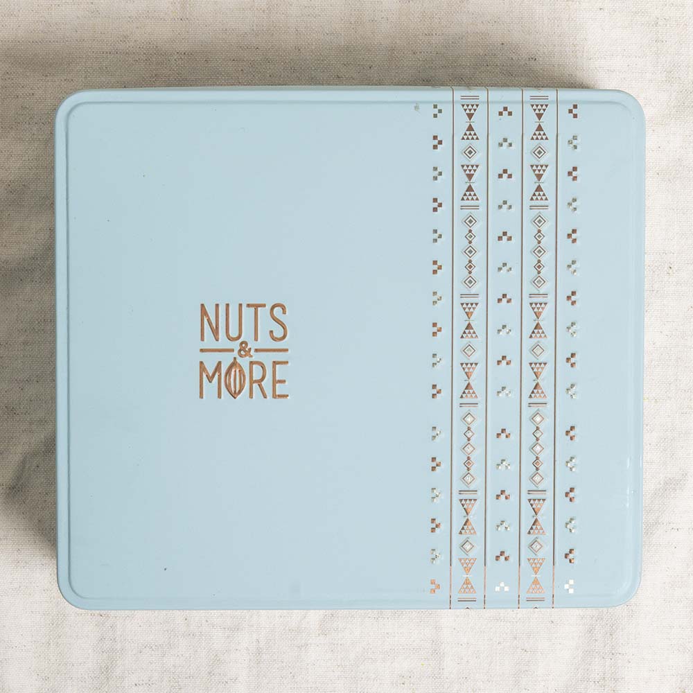 Pecan With Pistachio& chocolate in Medium Metal Box