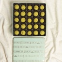 Ghuraiba with pistachio in Large metal box