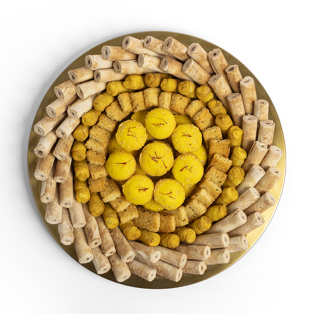 Breakfast Gold Tray