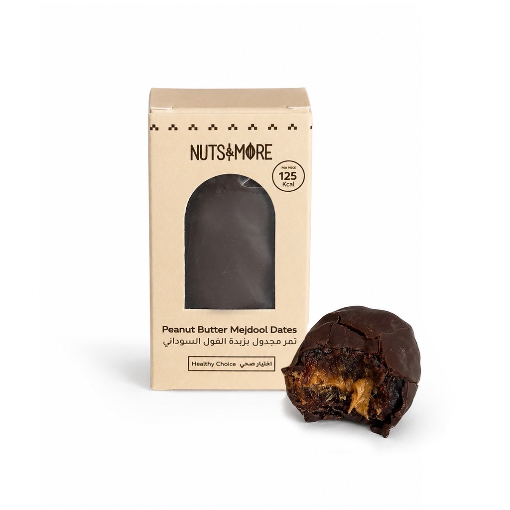 Peanut Butter Majdool Dates with dark chocolate