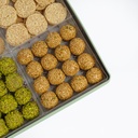 Mixed Sweets with Rahash in Large Metal Box