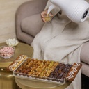 Luxury Tray With Wooden and Pearl Handle Mix Dates (Large)