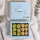 Pistachio Rahash & Semsemiya Balls in Small carton box