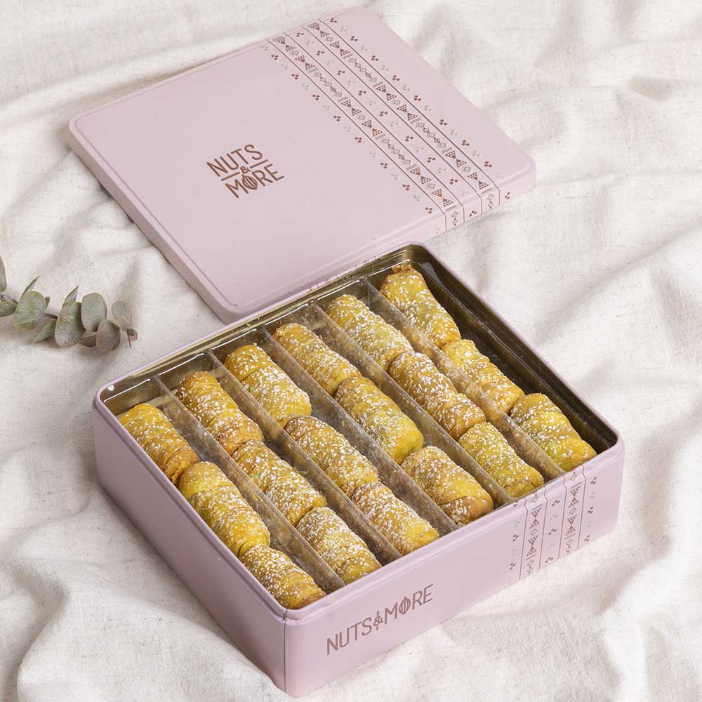 دملوج الجوز العلبة المعدن الوسط