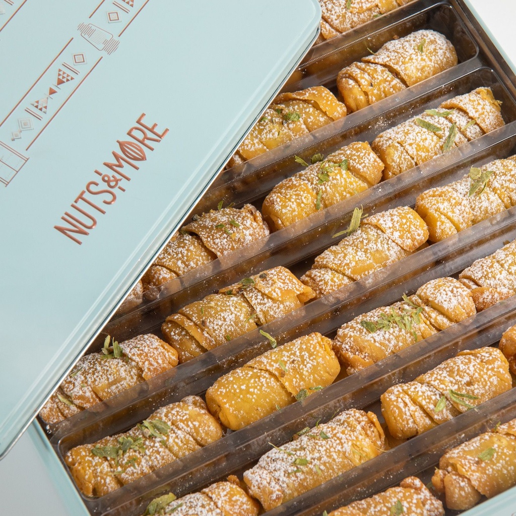 دملوج الجوز العلبة المعدن الكبيرة