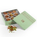 Sukkary Dates with nuts in Medium Metal Box