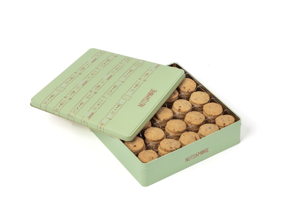 Ghuraiba pecan in Large Metal Box