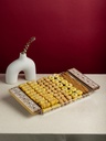 Luxury Tray With Wooden and Pearl Handle (large)