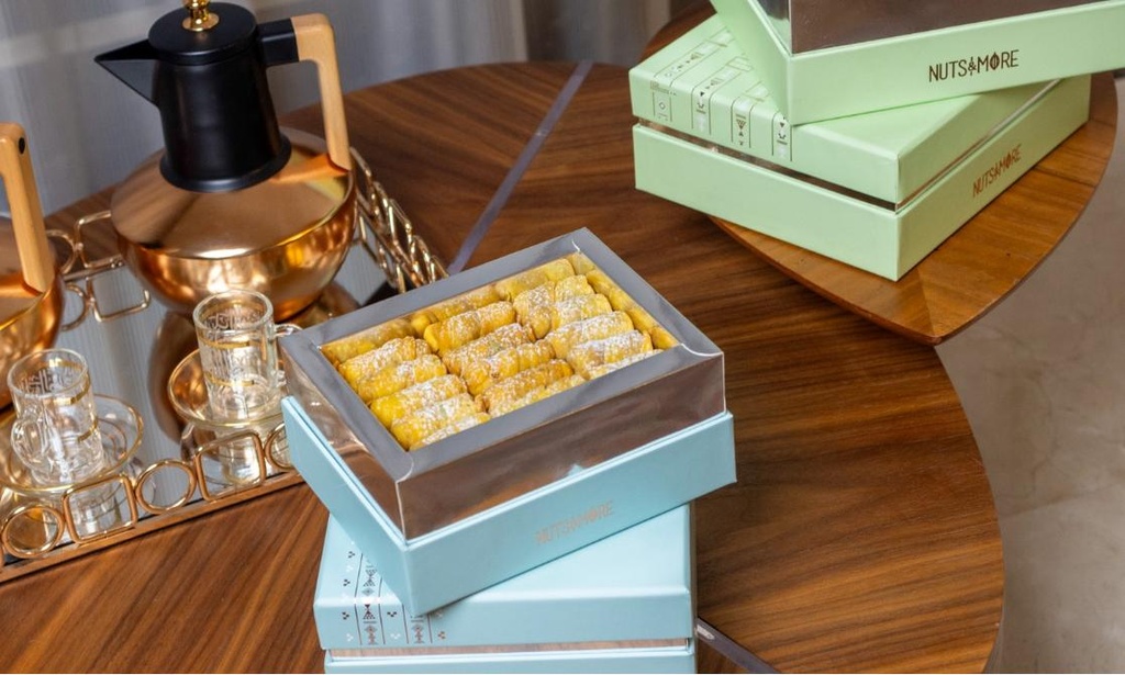 Medium Box Walnut Damlooj (30 Pcs)