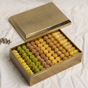 Mixed Sweets in Rectangle gold metal box
