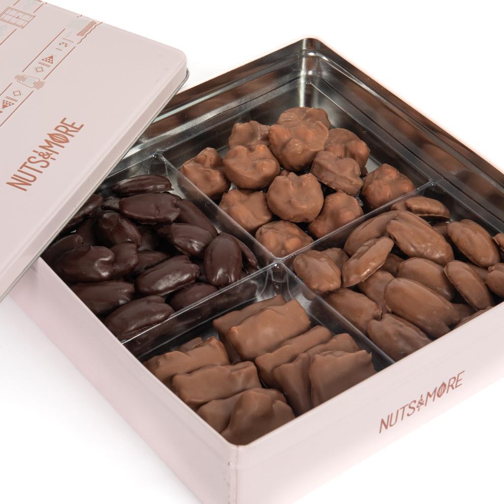 Mixed Chocolates in Large Metal Box