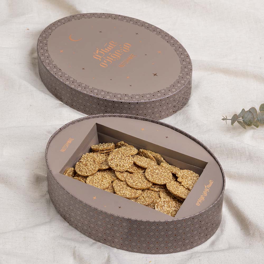 Semsemiya crispy in Ramadan Medium oval Box
