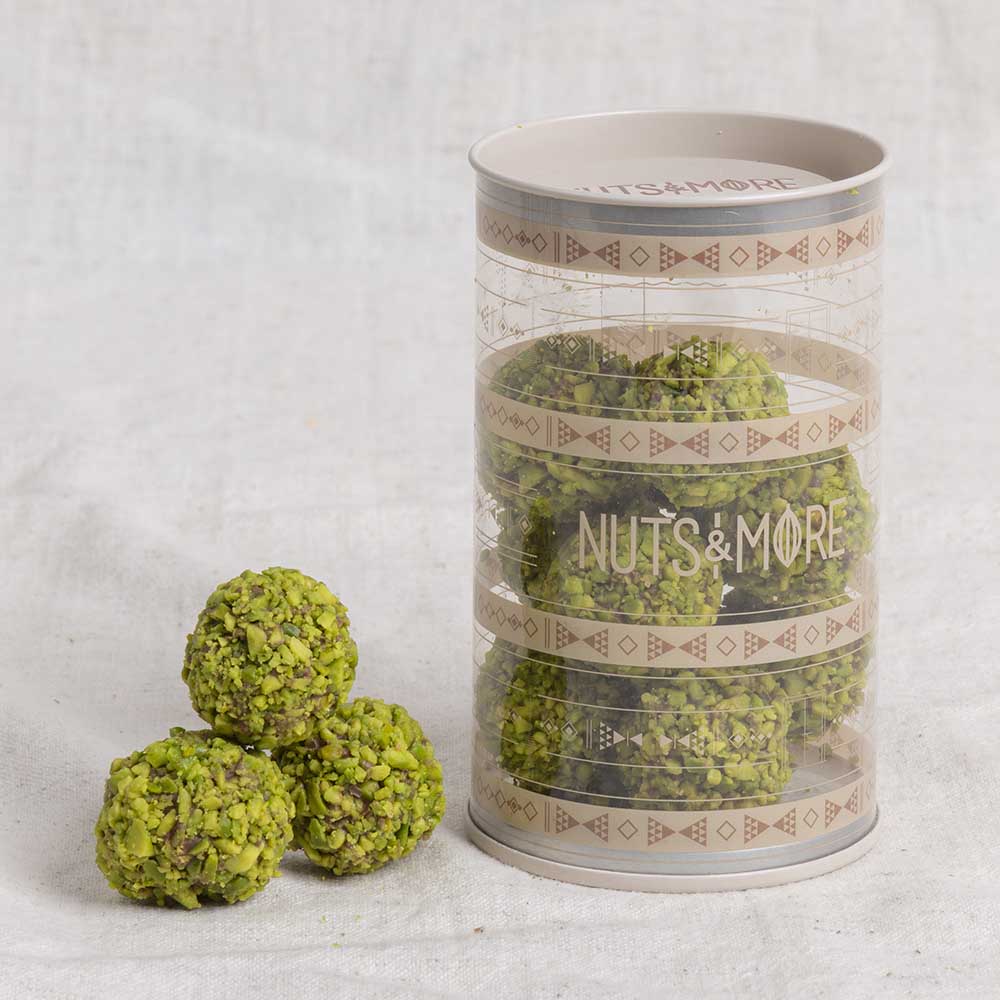Pistachio Rahash in cylinder box