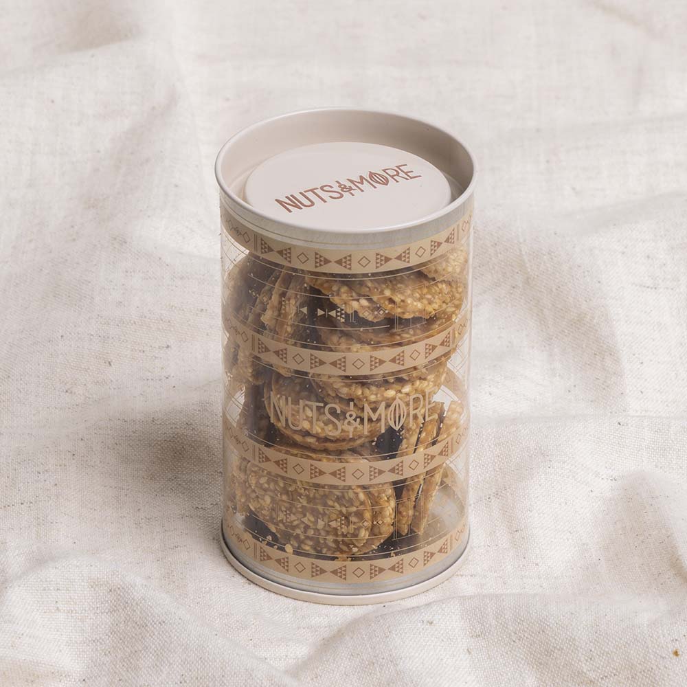 Semsemiya crispy in small cylinder box