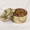 Sagai Dates with Nuts in covered Gold Bowl 