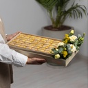 Walnut Damlooj large box with Flower Tray (Haj mabroor)