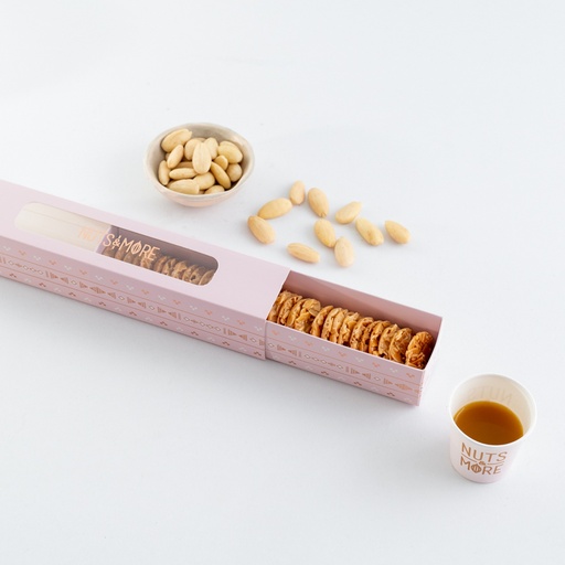[1082] Almond Florentine in rectangle box 120 G