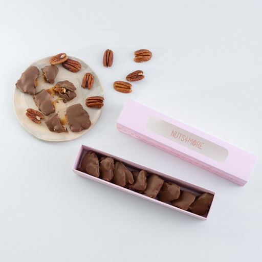 [1109] Pecan Turtle in Rectangle Box (90 GM)