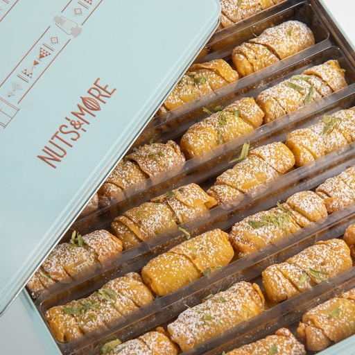 [1126] Damloj Walnut in Large Metal Box