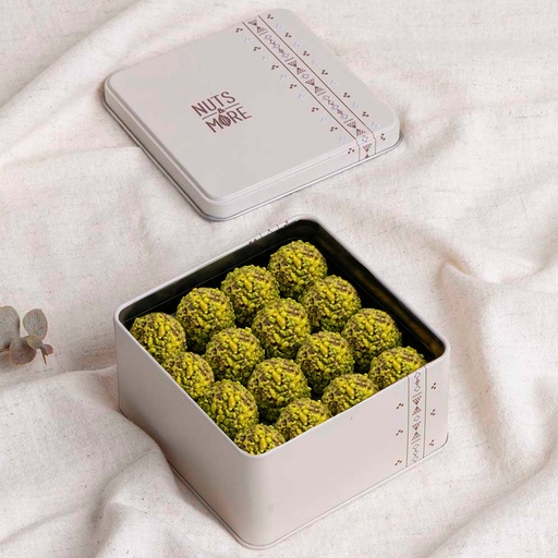 [1135] Pistachio Rahash in Small Metal Box (32 Pcs)
