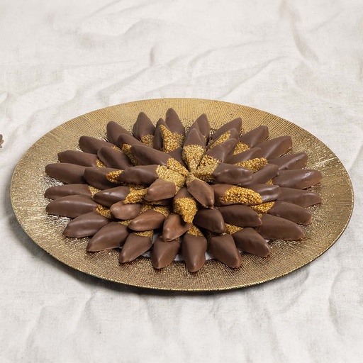 [1221] Semsemia chocolate in Gold Tray