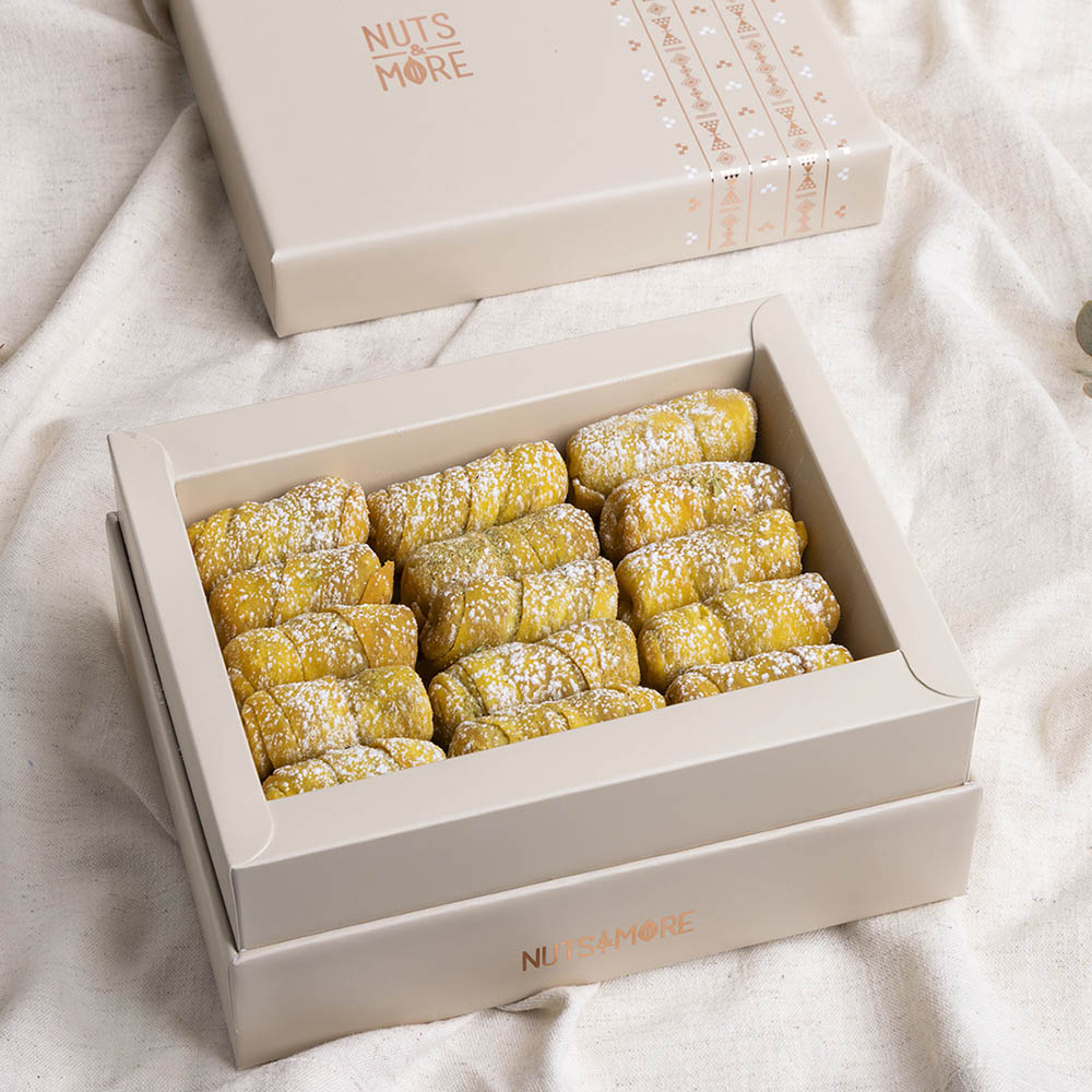 [1483] Medium Box Walnut Damlooj (30 Pcs)