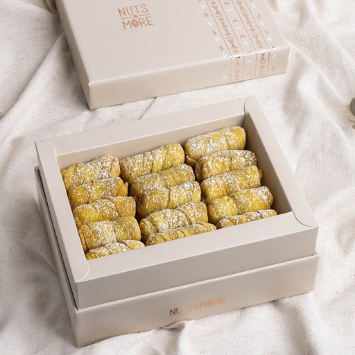 [1483] Medium Box Walnut Damlooj (30 Pcs)