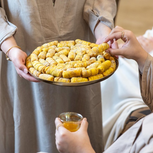 [1582] دملوج الجوز بالصينية الذهبية