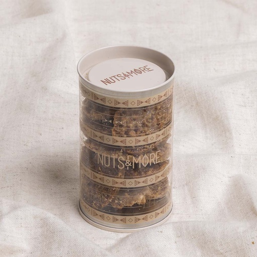 [1810] Pecan Florentine in small cylinder box 